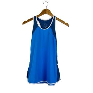 Nike Dri-FIT Blue and White Tank